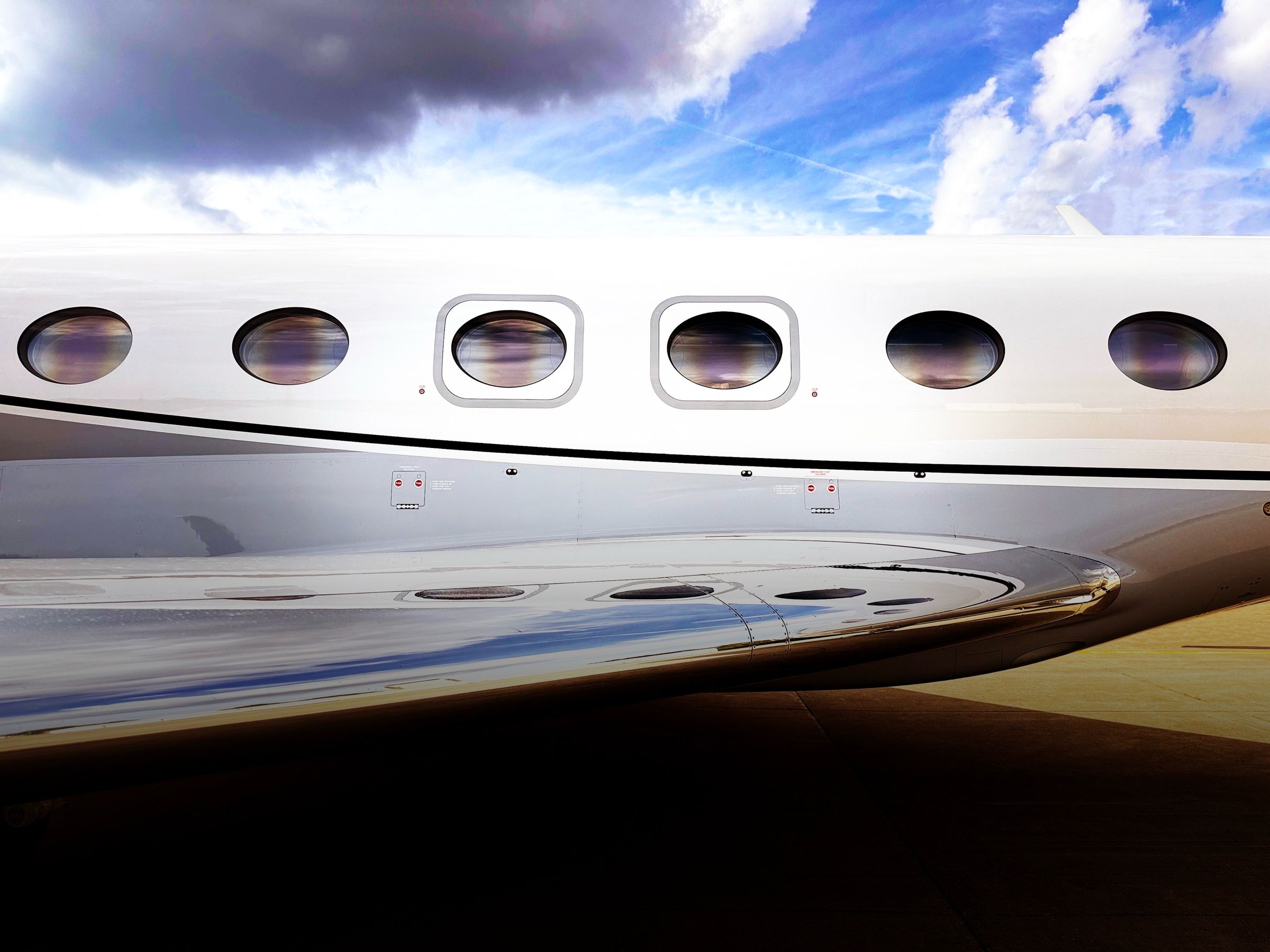 Gulfstream G800, side view